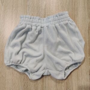 Light Blue Terry Baby Shorts By Minnow Size 3